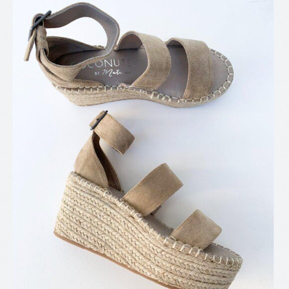 Soire Platform Wedge Espadrille Natural - Coconuts by Matisse - Picture 1 of 5
